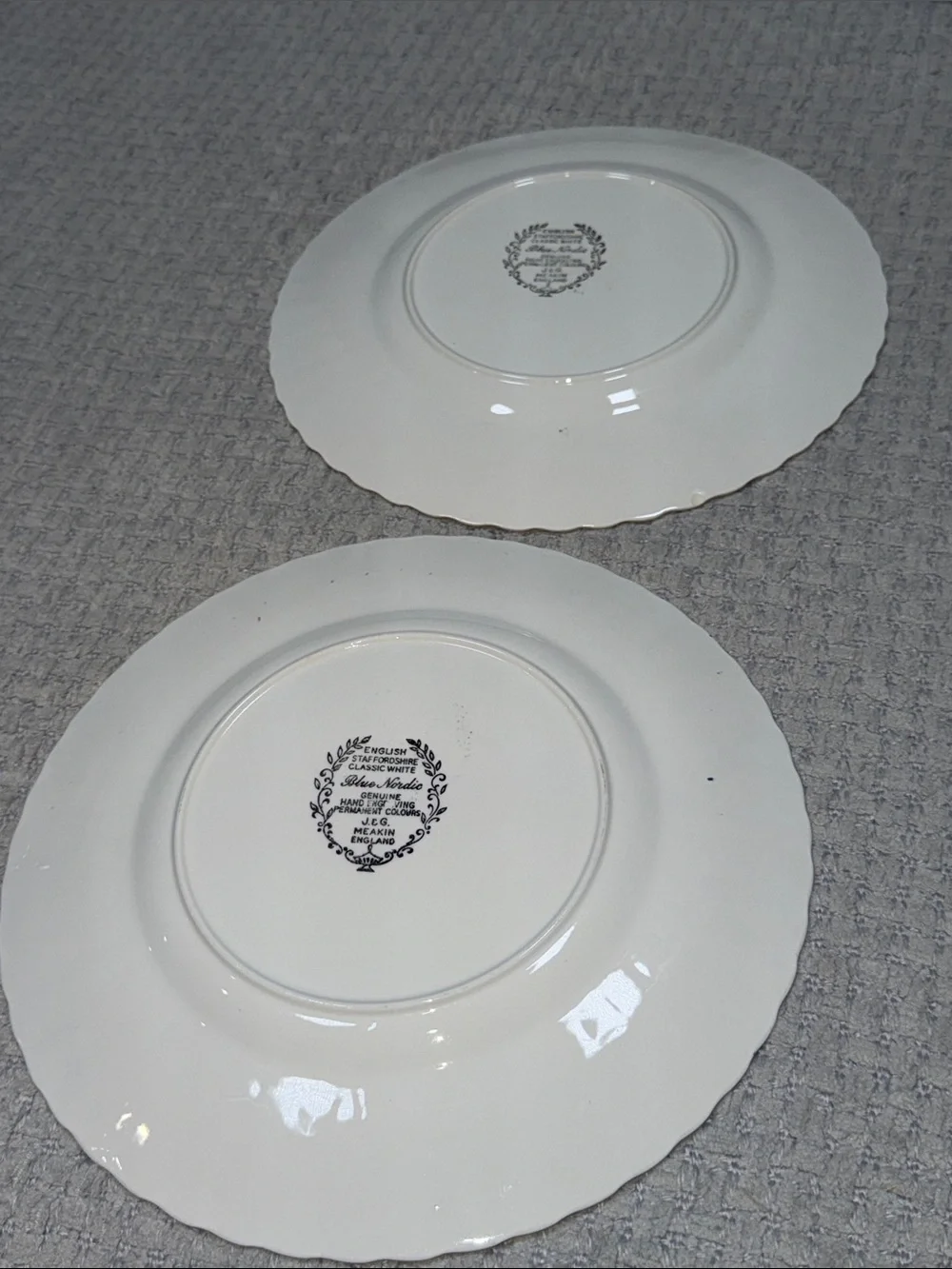 J & G Meakin Blue Nordic Dinner Plate 10